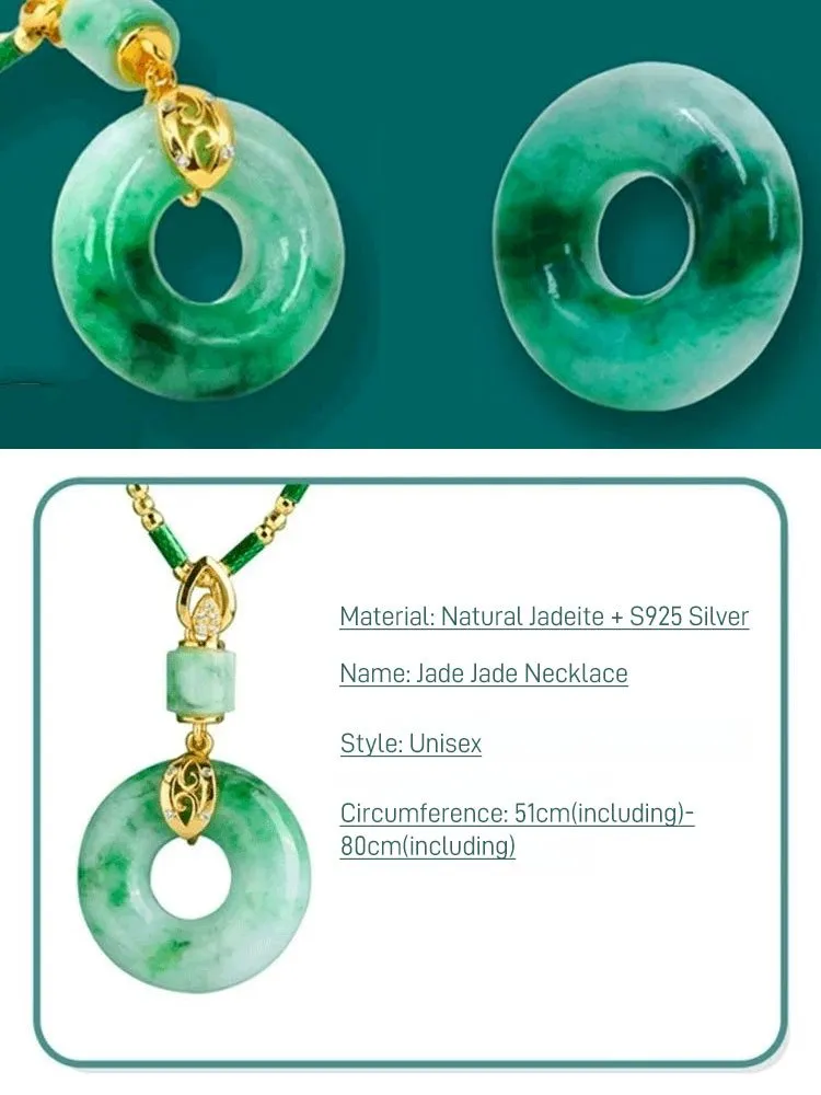 2025 HOT SALE Hetian Jade Prayer Peace Buckle