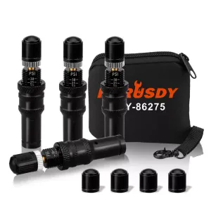 4-Piece Tyre Deflators | Air Deflator Tire Valve Core Tool | 10-30 PSI | Portable 4x4 AU