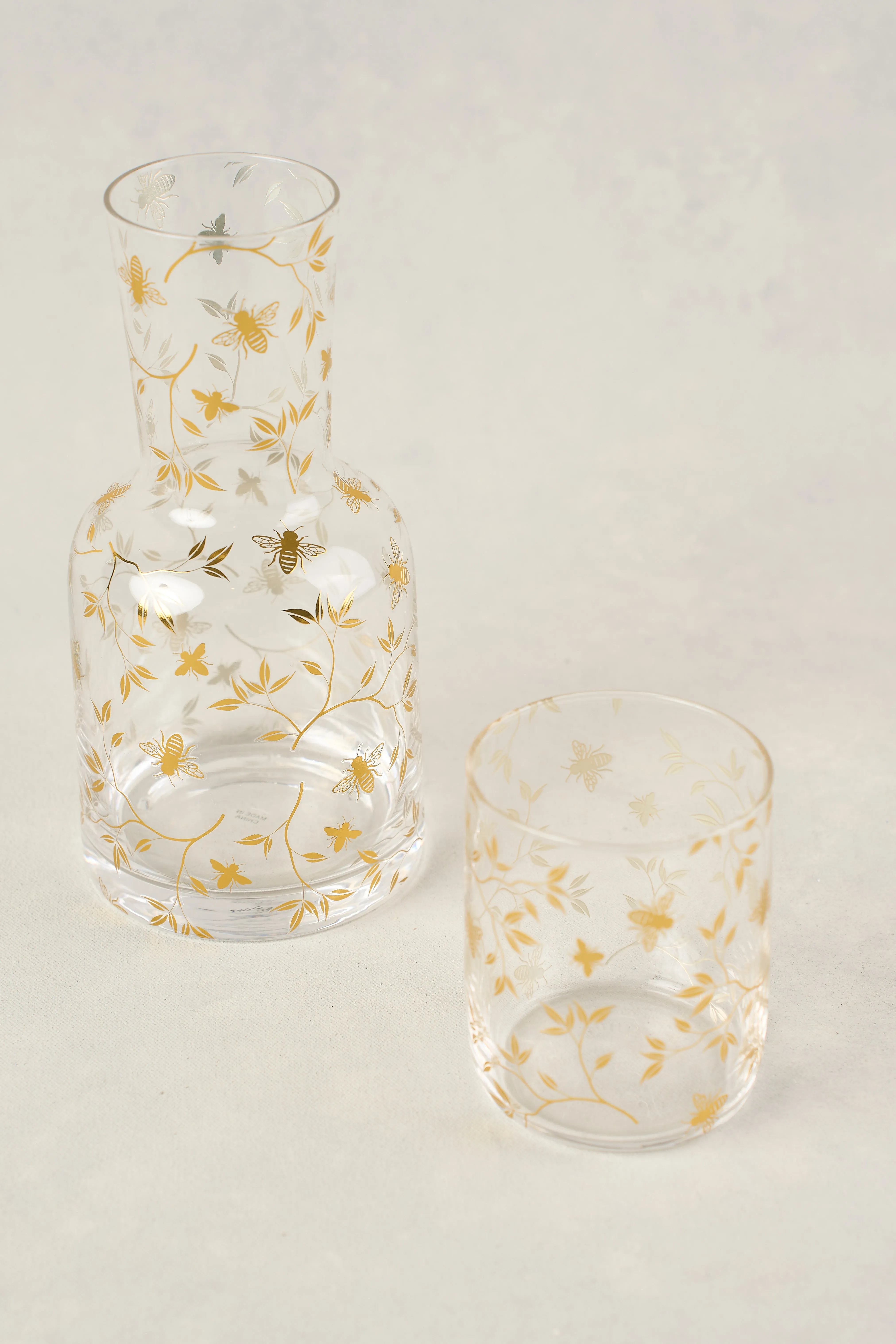 Bee Glass Carafe Set