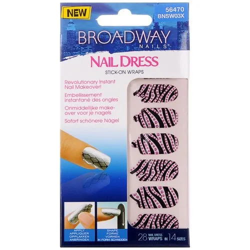 Broadway Nail Dress Stick on Wraps