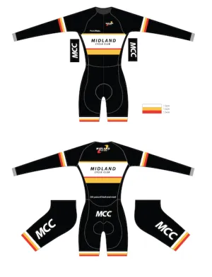 Custom Pro Skinsuit Long Sleeve - Midland CC