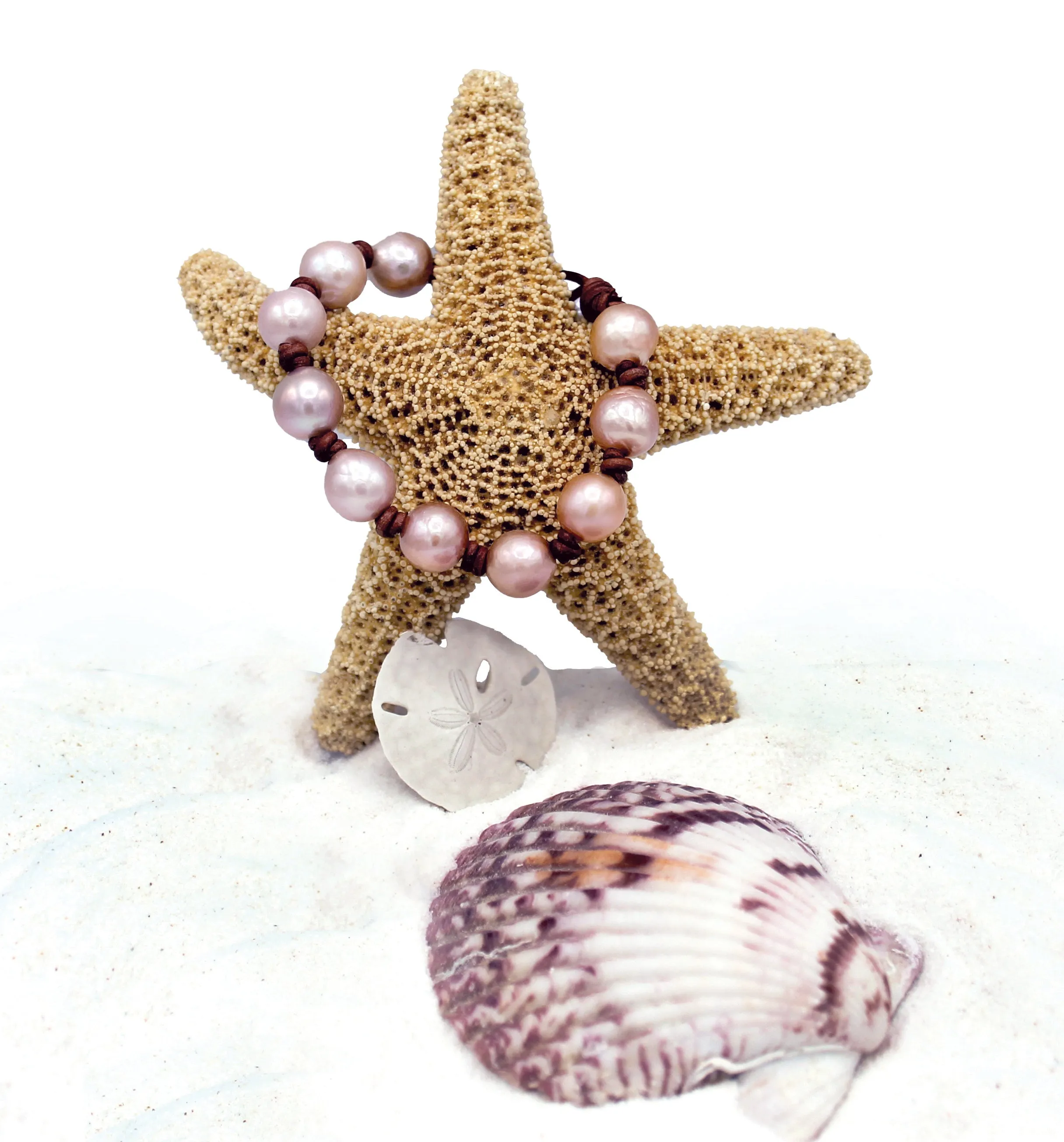HC Handmade Freshwater Pink Pearl Bracelet-Single