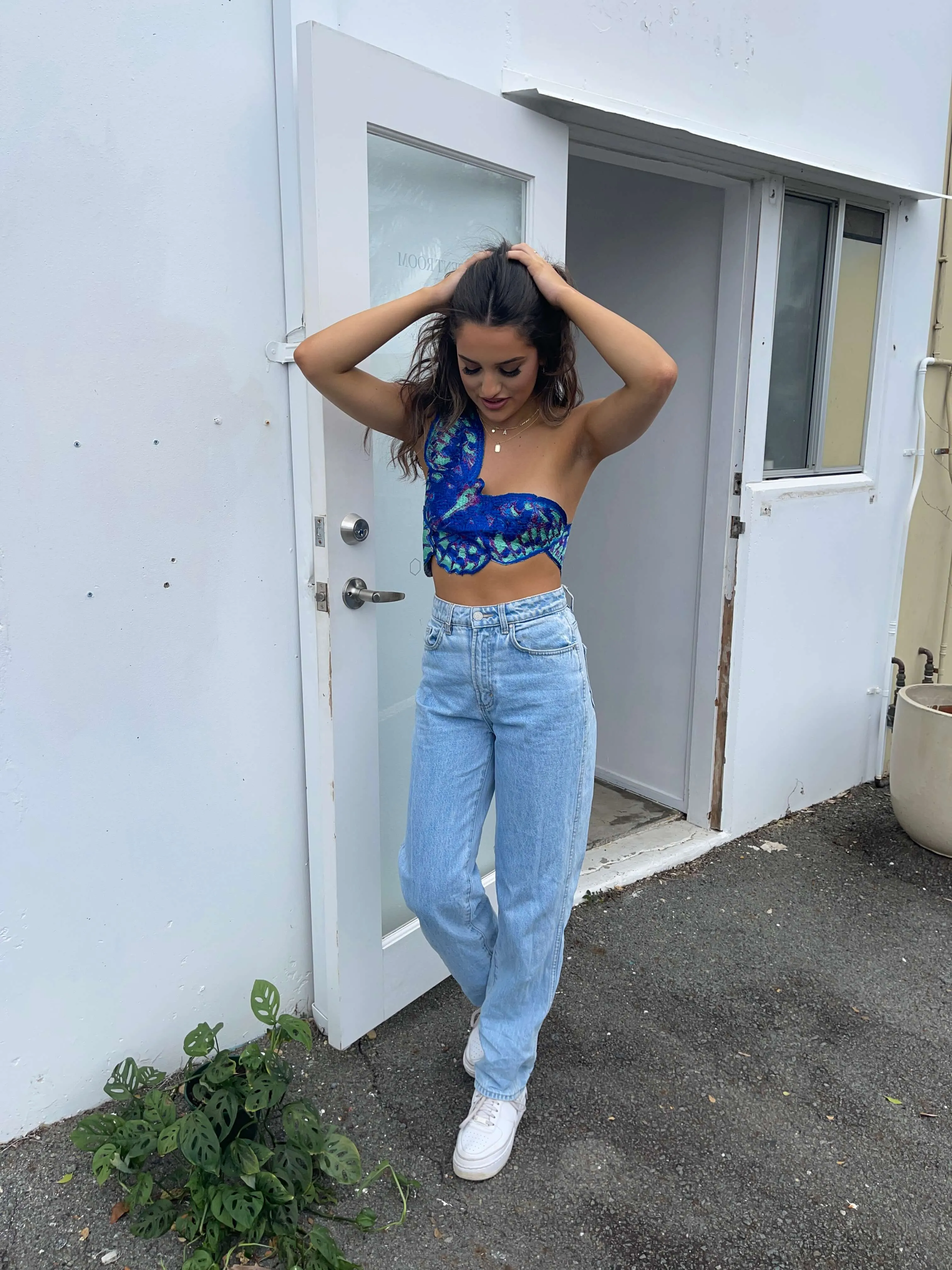 Masha Popova - Butterfly Top in Blue