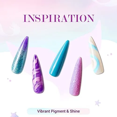 MEFA Gel Nail Polish Set | 23 Pcs | Mermaid | 20 Colours