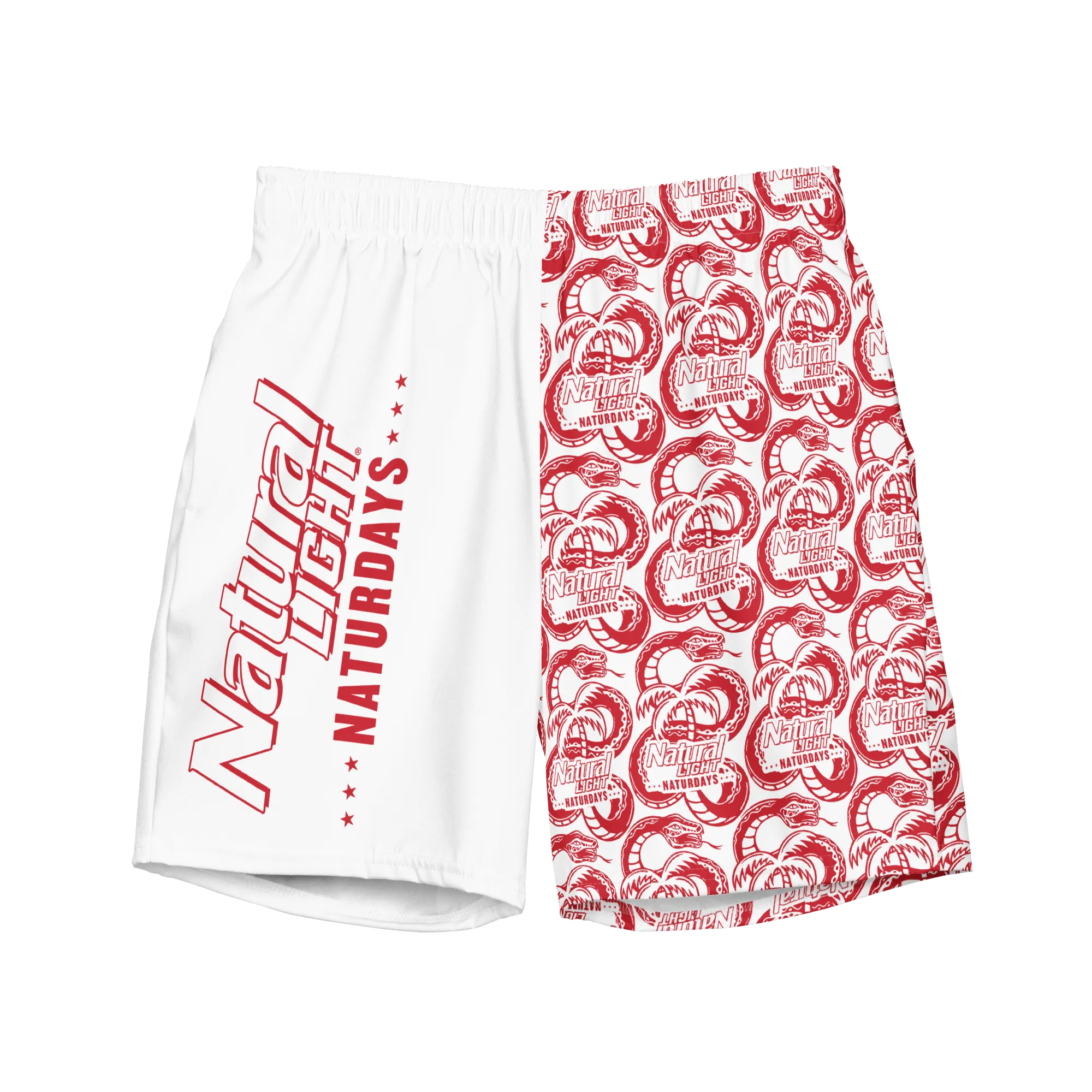 Natural Light Naturdays Palm Tree Snakes Swim Trunks