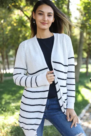 Tricot Ecru Cardigan