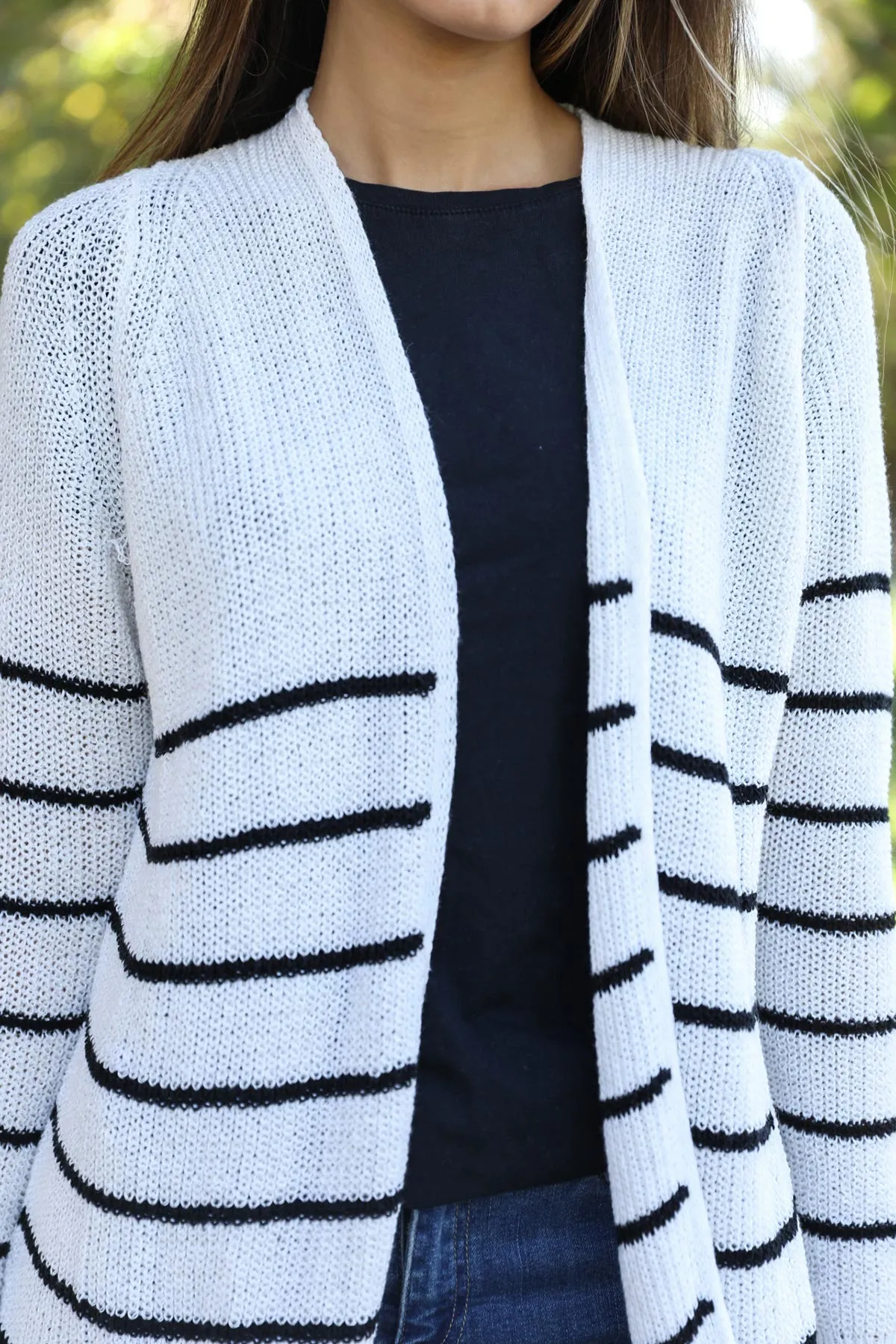 Tricot Ecru Cardigan