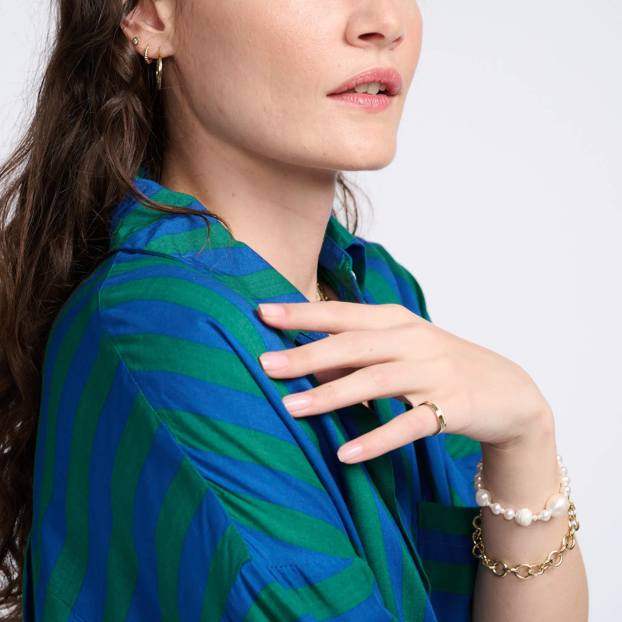 Twisted Petite Hoops