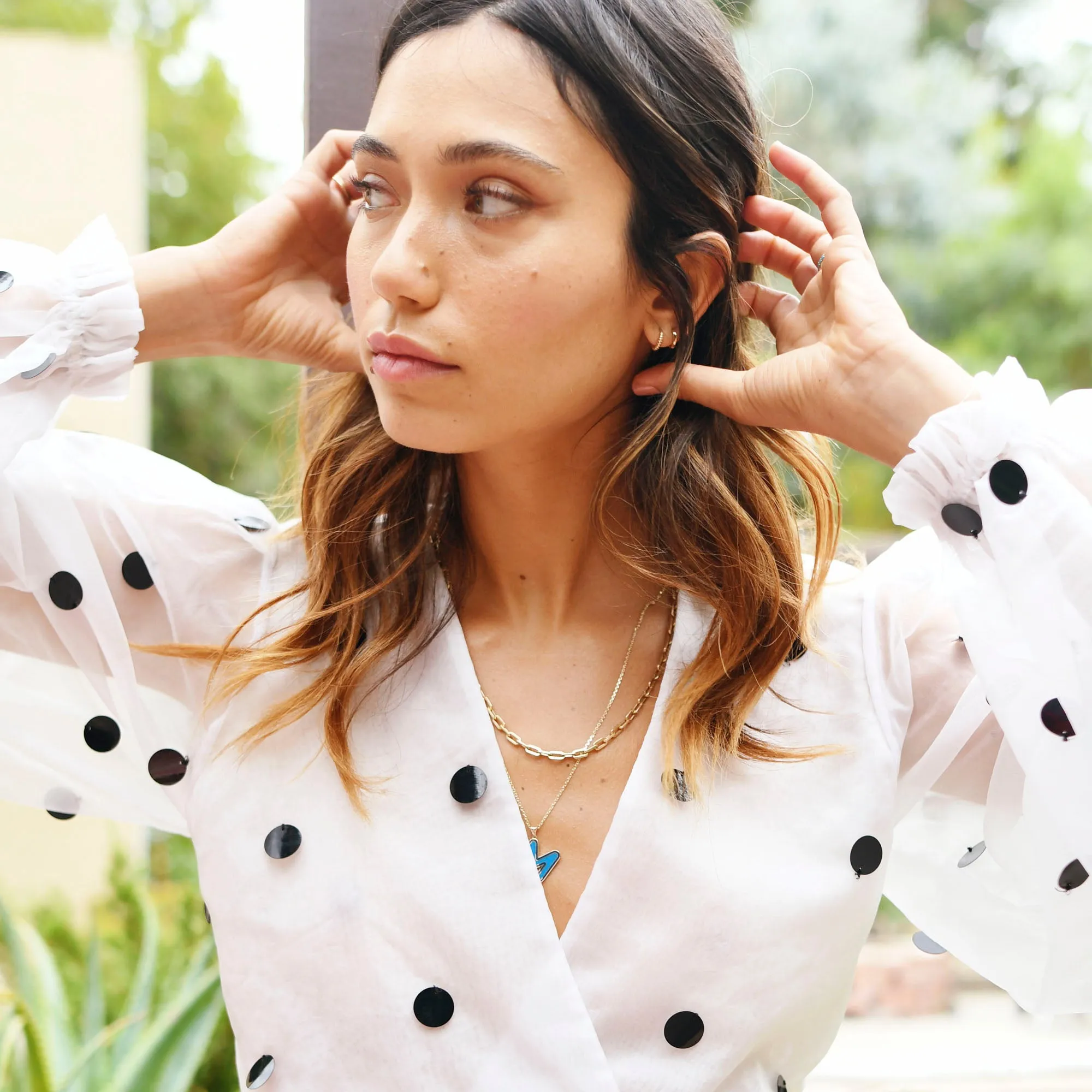 Twisted Petite Hoops