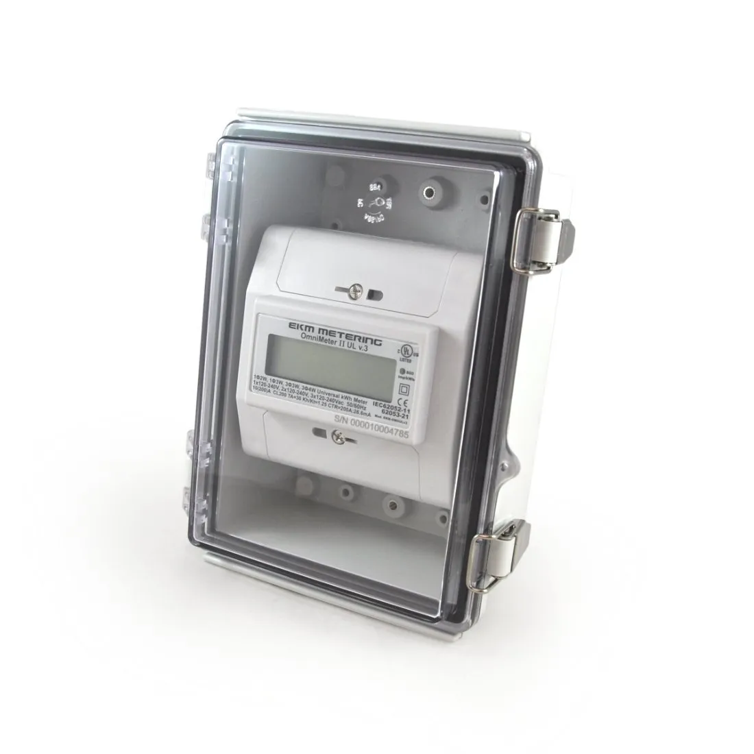 Watertight Enclosure with Hinged and Latching Lid - UL Listed - 5.32” x 7.28” x 3.35"