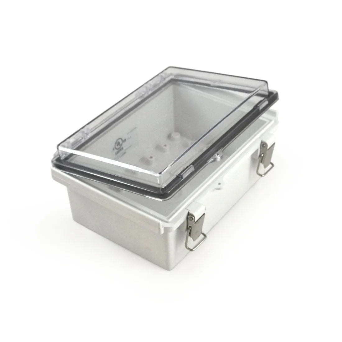 Watertight Enclosure with Hinged and Latching Lid - UL Listed - 5.32” x 7.28” x 3.35"