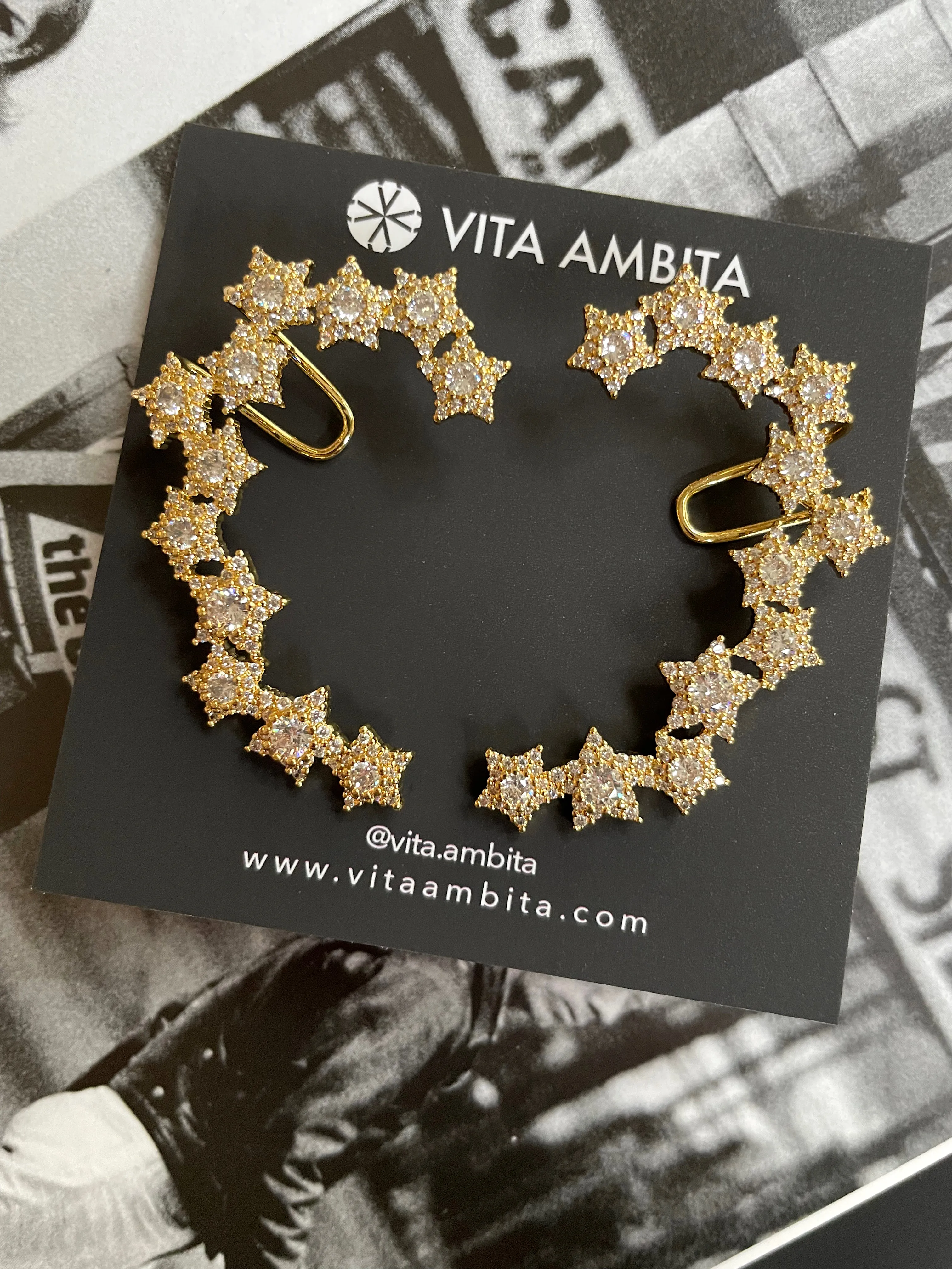 Zirconia design Single earrings